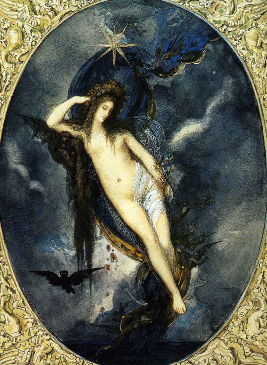 moreau nyx night painting