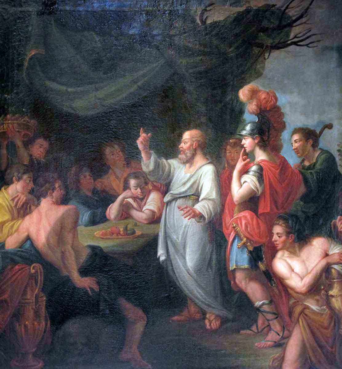 nicolas guibal socrates teaching perikles painting