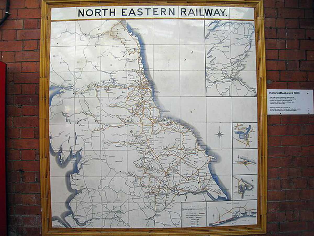 northeastern railway map