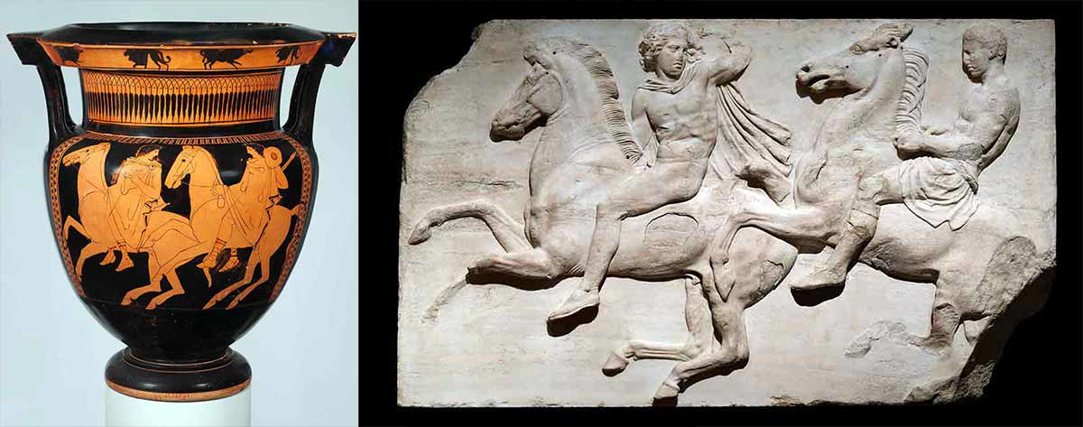parthenon sculpture frieze riders