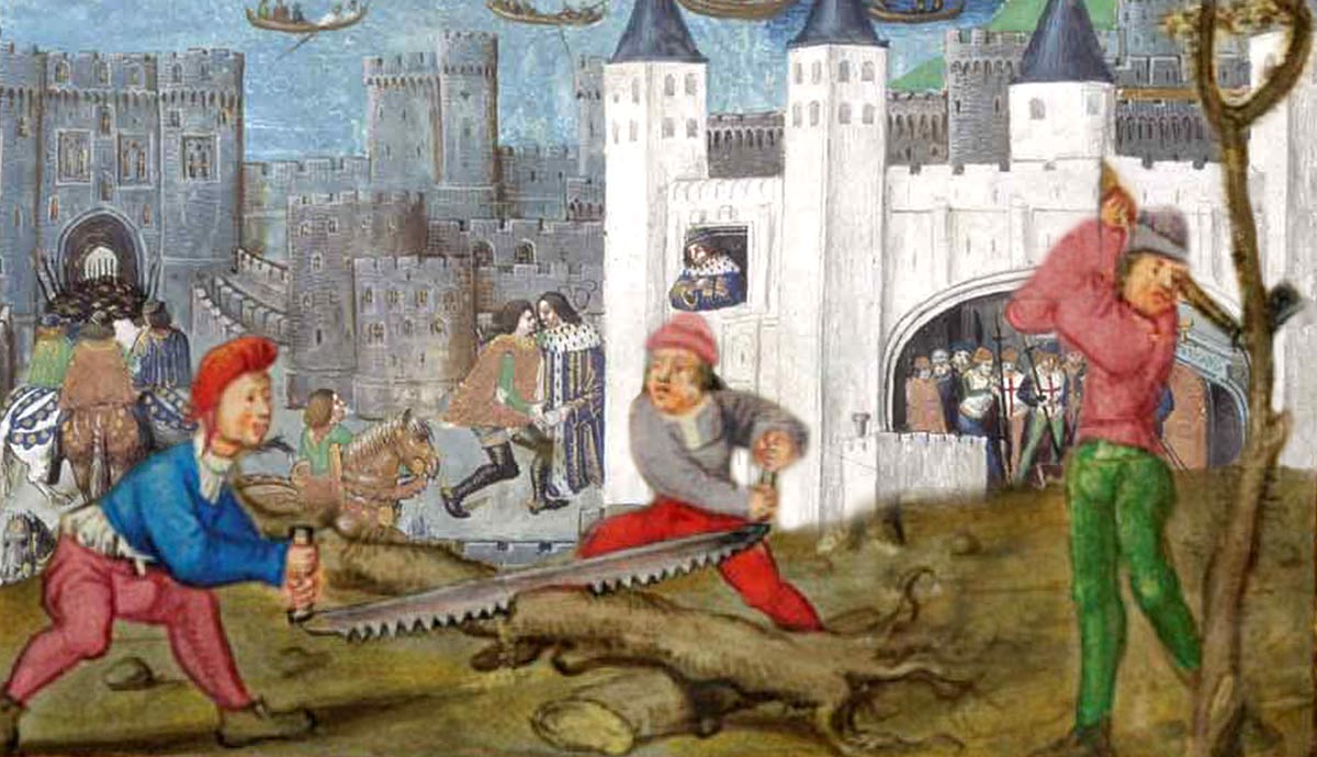 pollution deforestation medieval world