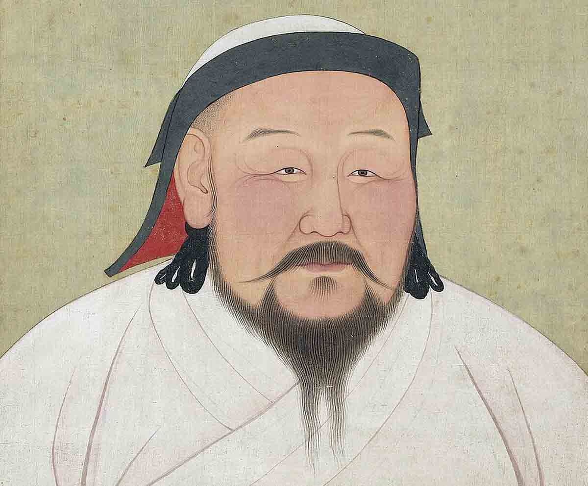post mortem portrait khublai khan
