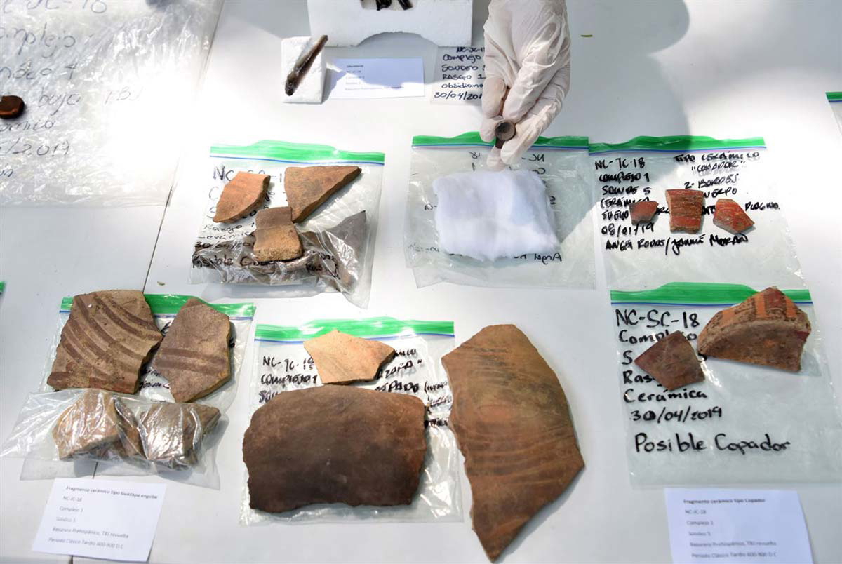 pottery sherds ceren