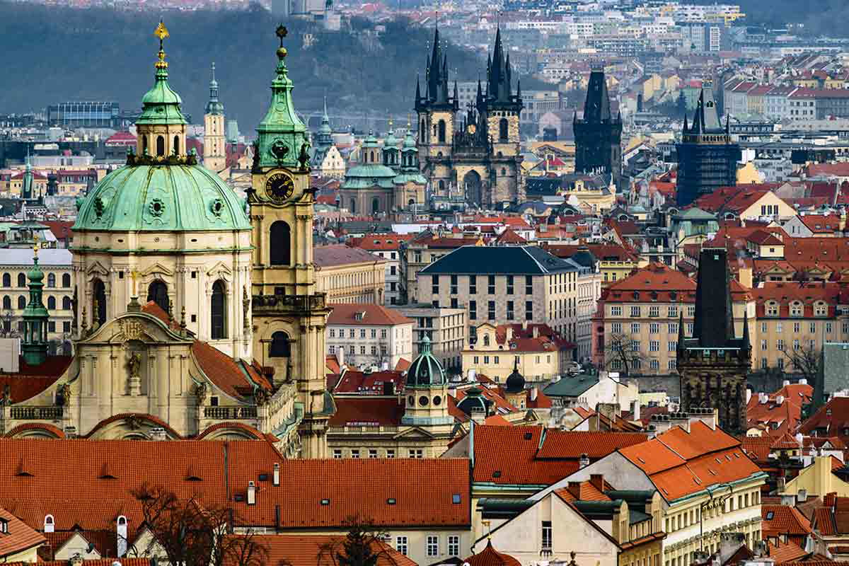 prague rooftops