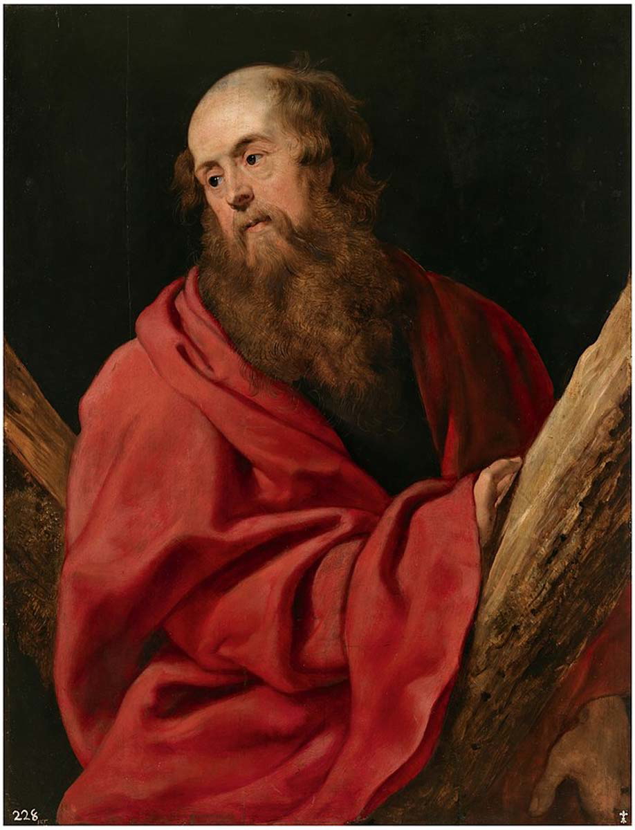 rubens saint andrew 12 disciples
