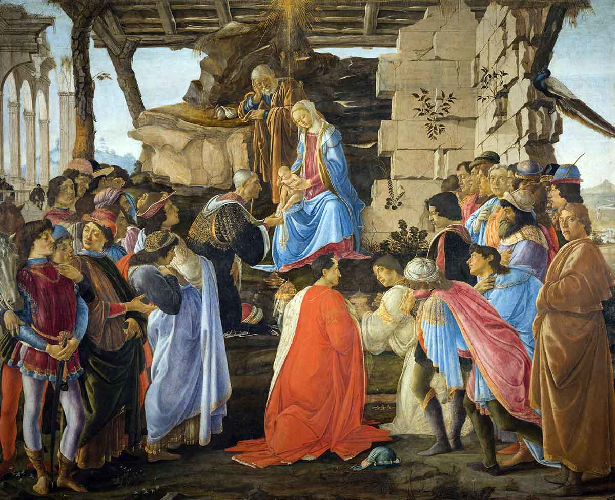sandro botticelli adoration of magi painting