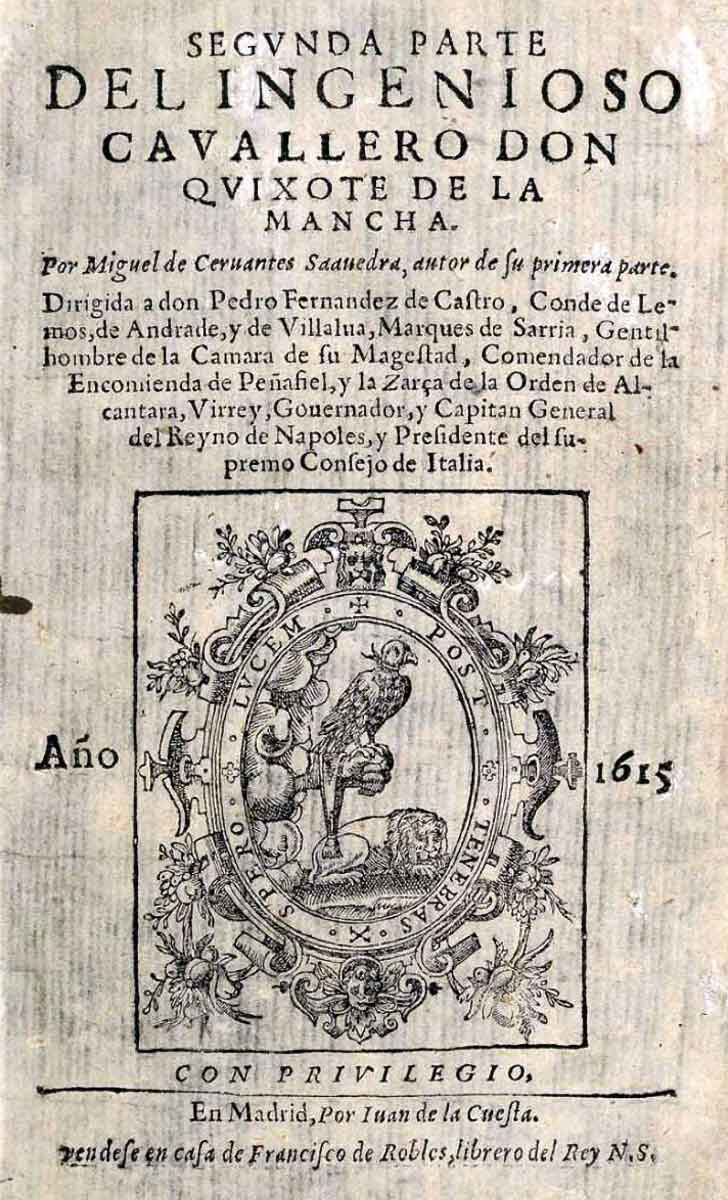 segunda parte quixote
