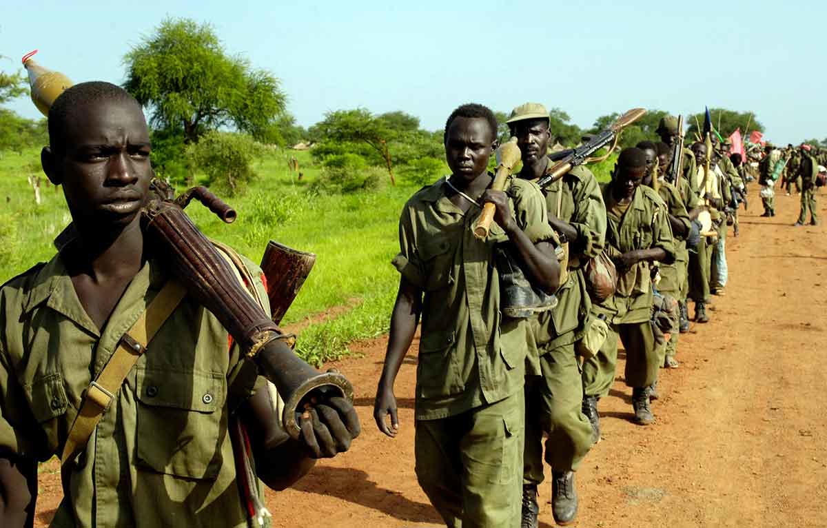 spla soldiers south sudan