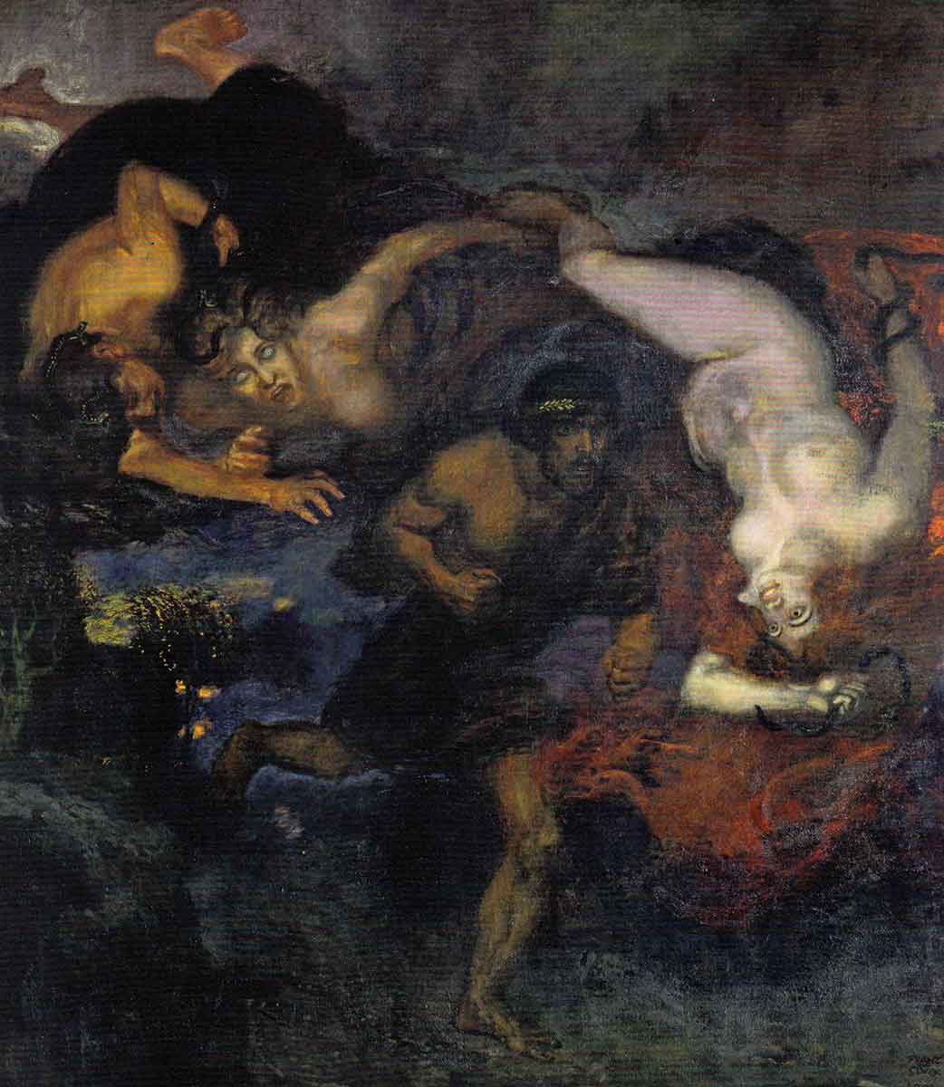 stuck orestes furies painting