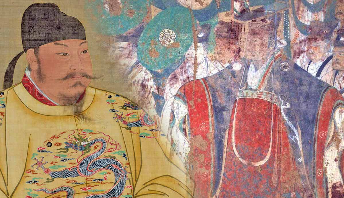 tang taizong chinese emperor horseback