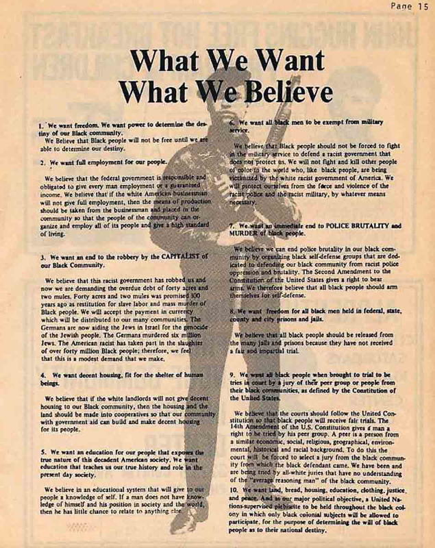 ten point program black panther party