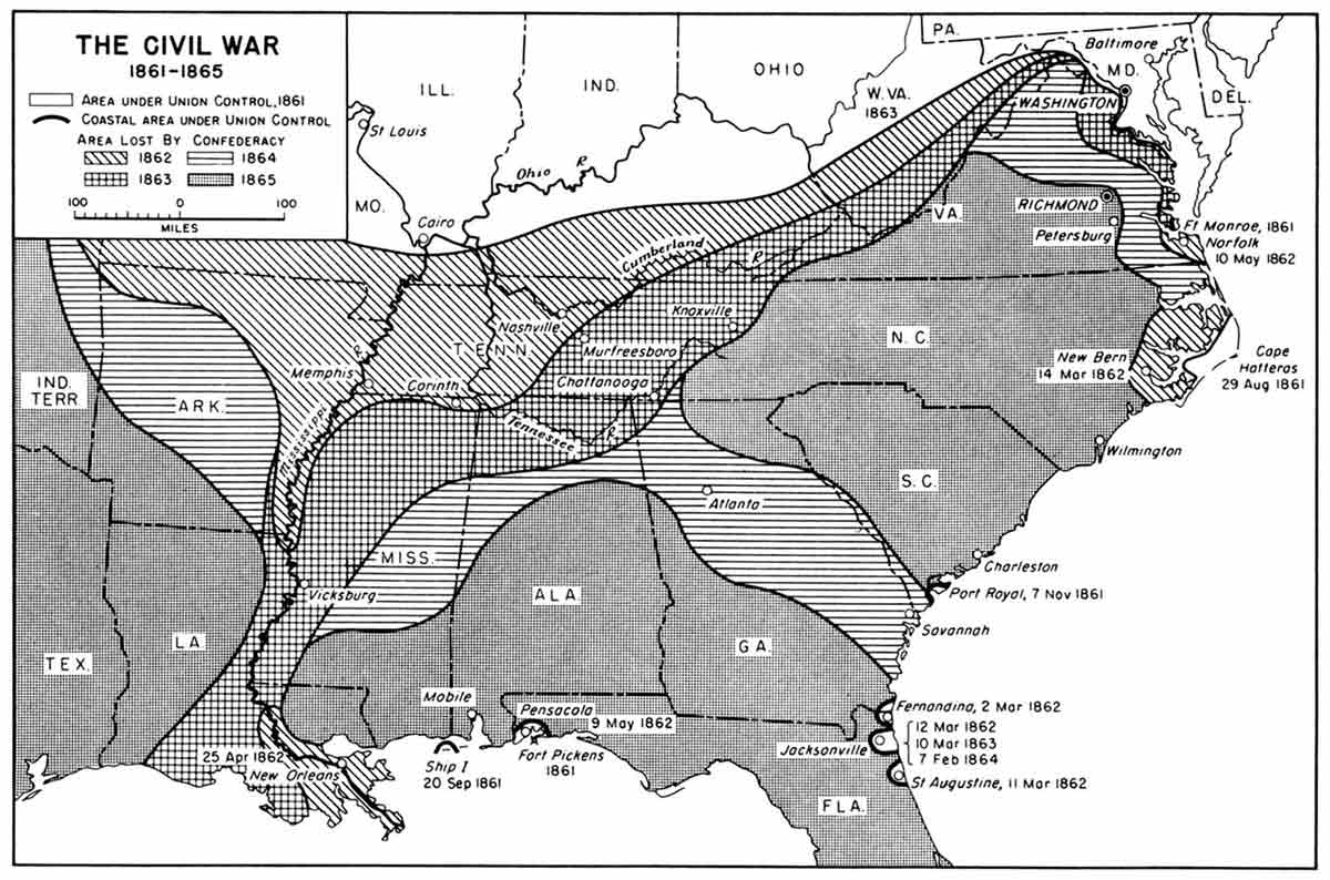 territory reclaimed by union