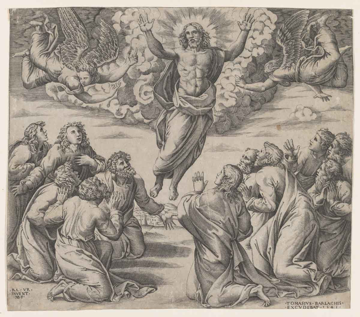 the transfiguration after raphael 12 disciples