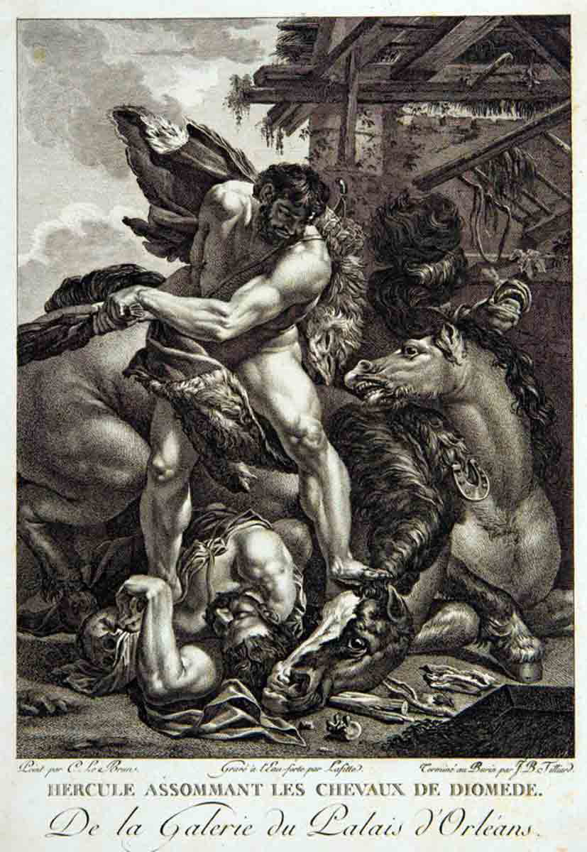 tilliard hercules capturing mares of diomedes