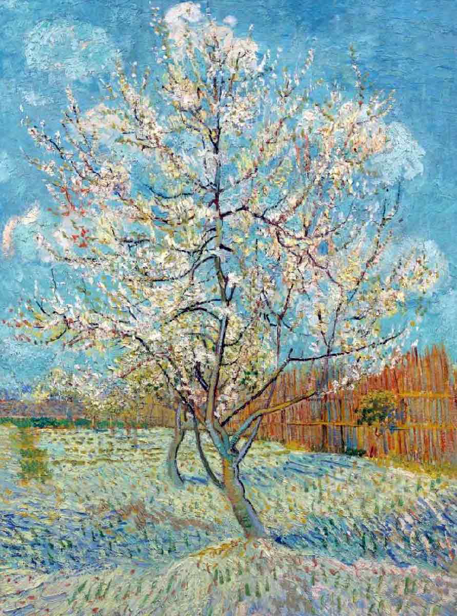 vincent van gogh pink peach tree painting
