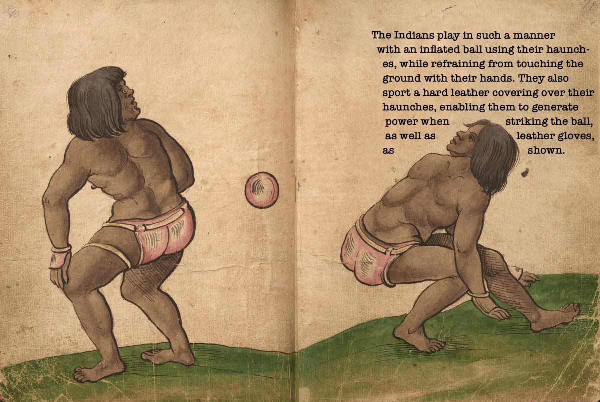 weiditz mesoamerican ballplayer illustration