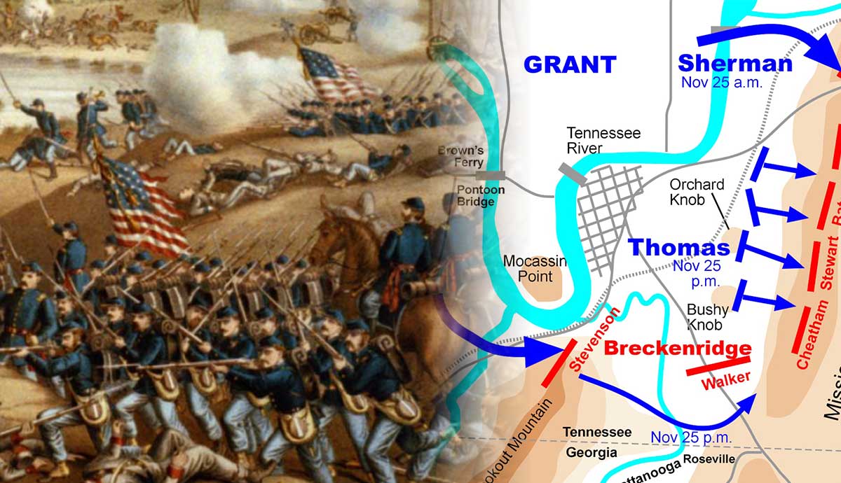 who won battle chattanooga