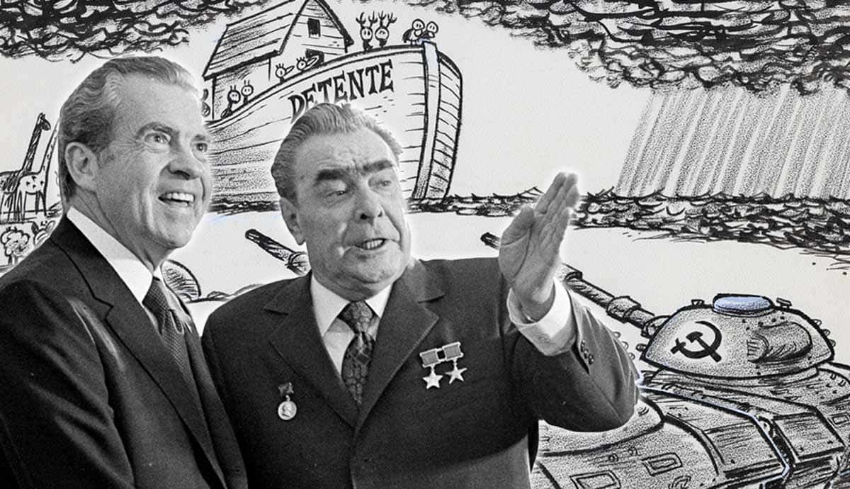Brezhnev nixon photo cold war detente