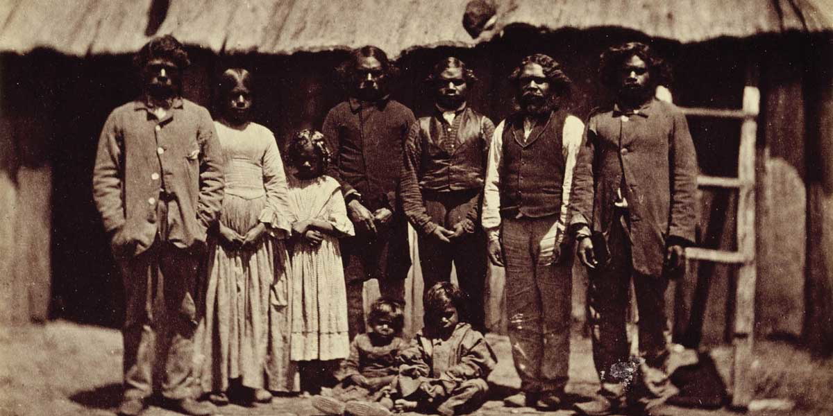 aboriginal men and woman 19th century reserve