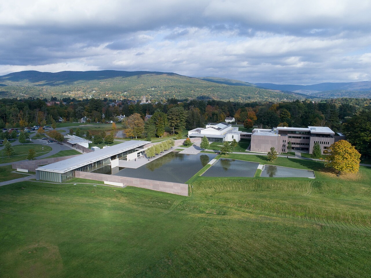 aerial view clark art institute williamstown