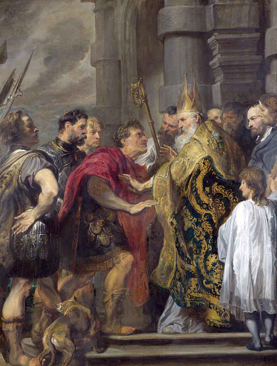 ambrose theodosius painting