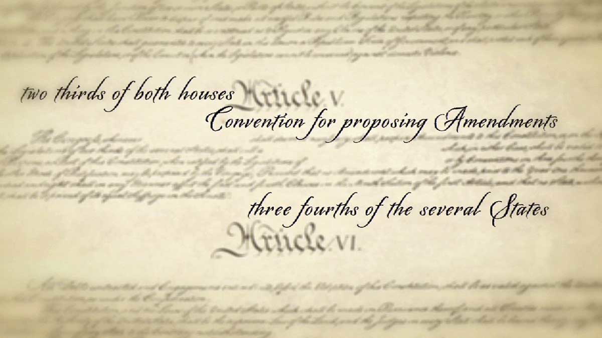 amending the constitution