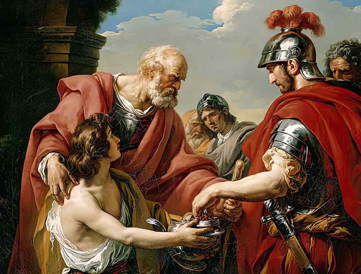belisarius begging justinian i
