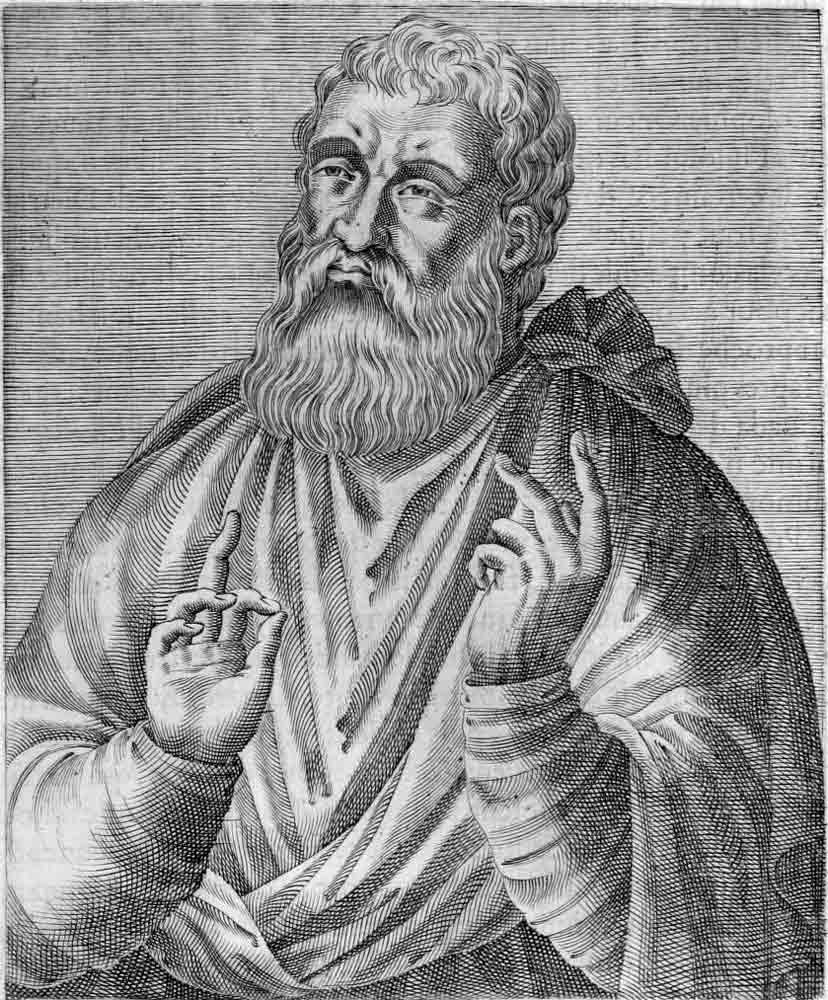 black and white sketch justin martyr