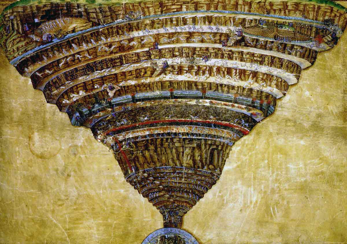 botticelli map hell