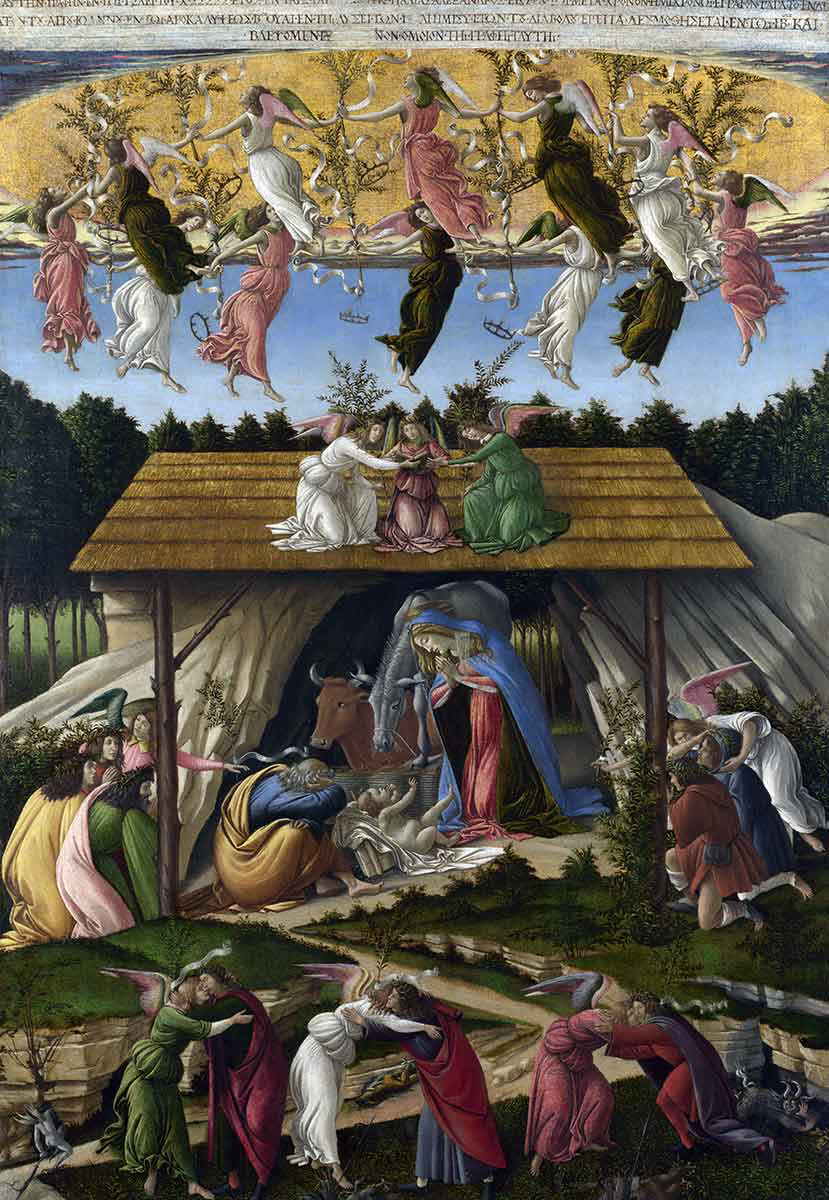 botticelli nativity painting