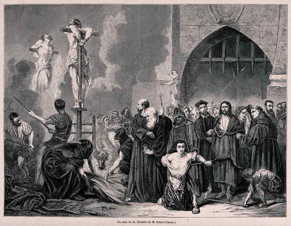 burning at the stake spanish inquisition