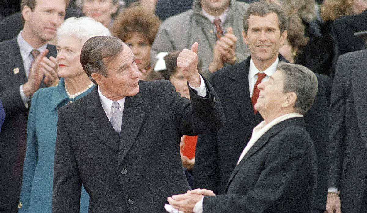 bush senior bush junior and reagan