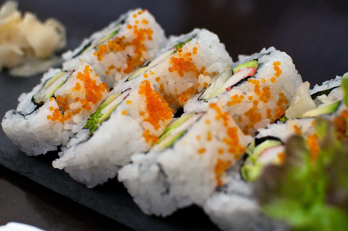 california rolls sushi variations western avocado 2010