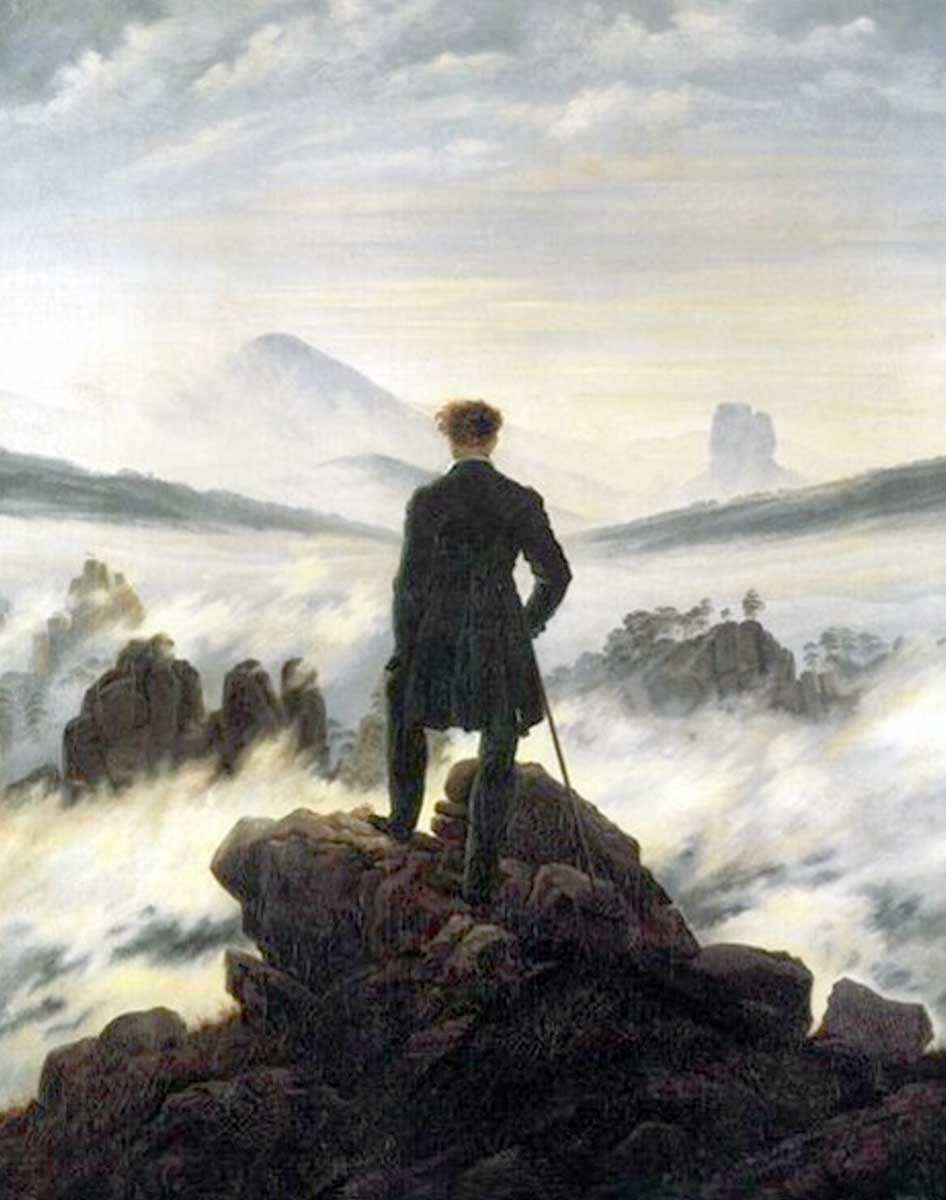 caspar friedrich wanderer above sea of fog