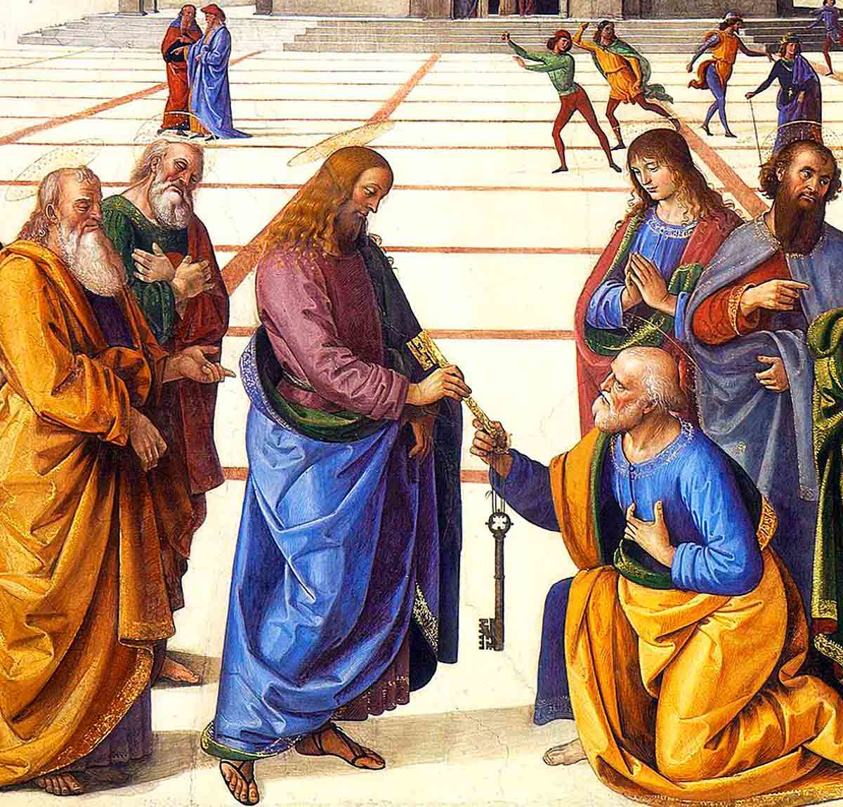 christ hands peters keys second epistle of peter