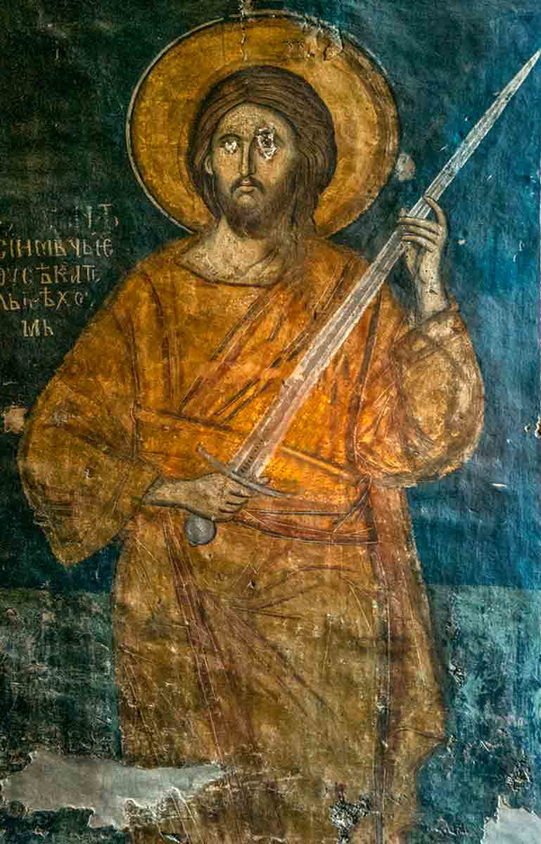 christ with a sword