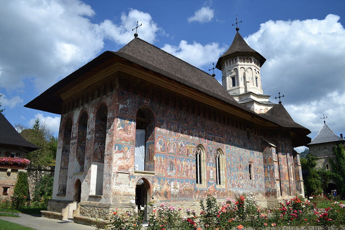 church within the moldovița monastery