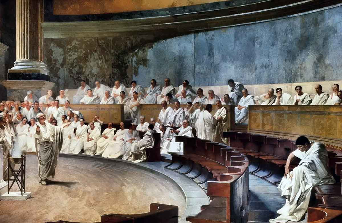 cicero denounces catiline maccari