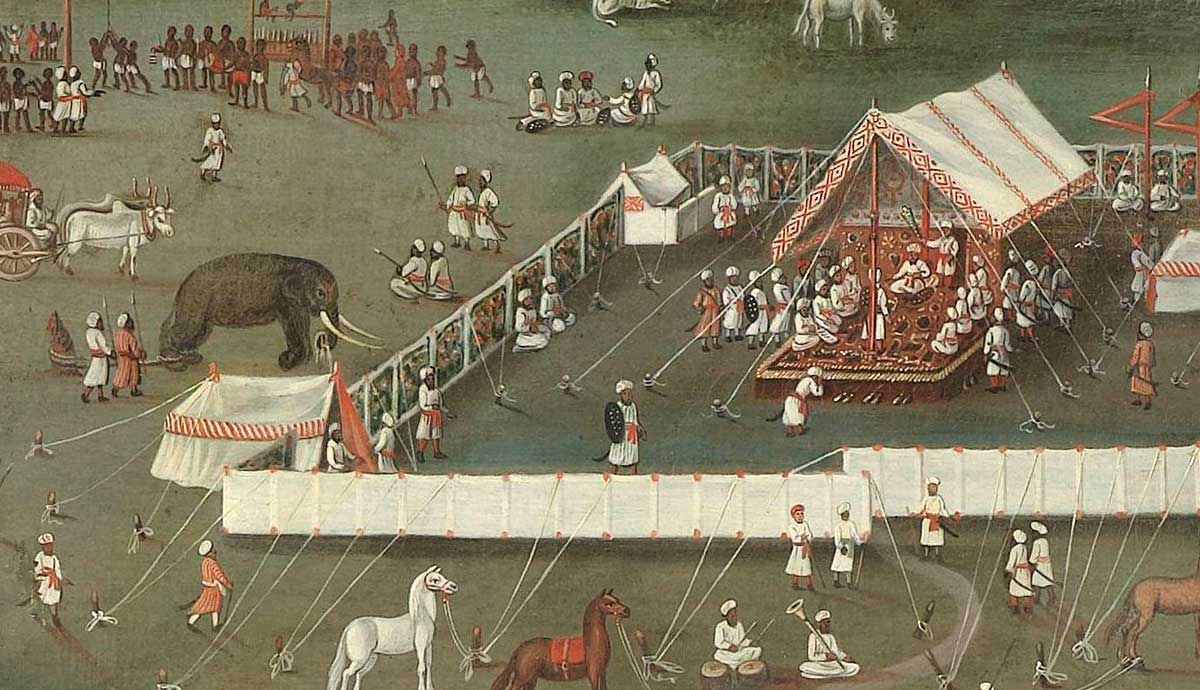 colonialism trading lodge hougly painting