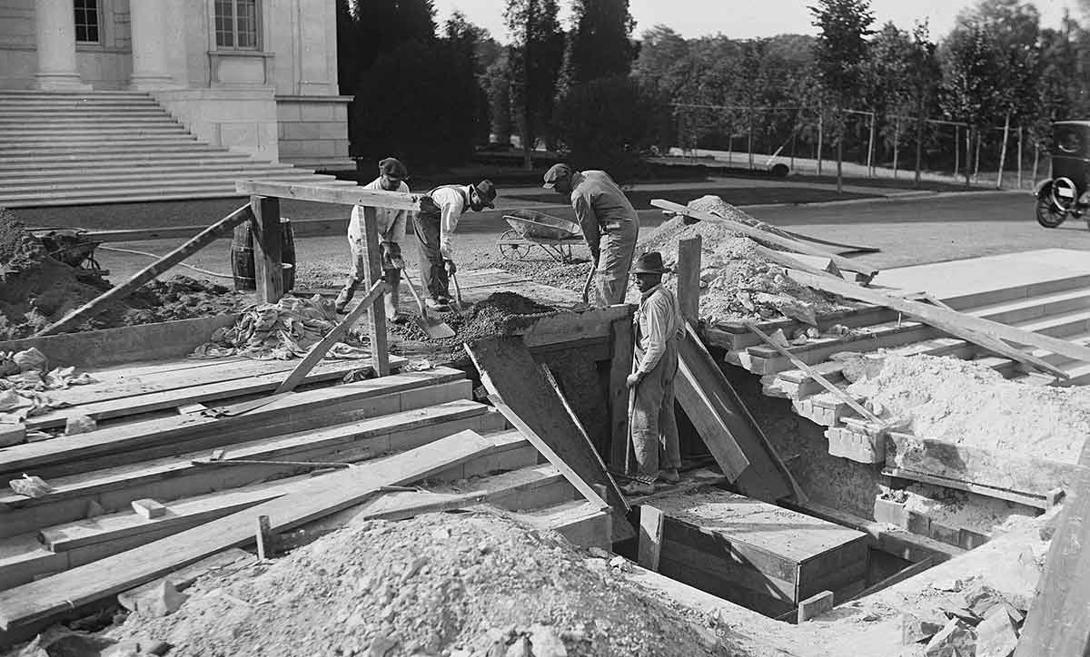 construction tomb unknown soldier arlington national cemetery