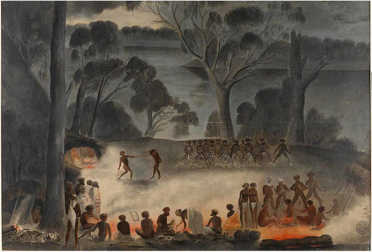 corroboree murray painting black war