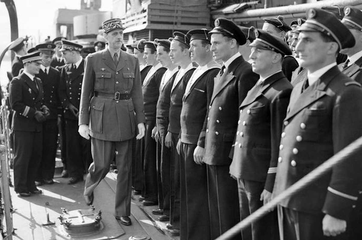 de gaulle free french fleet photo
