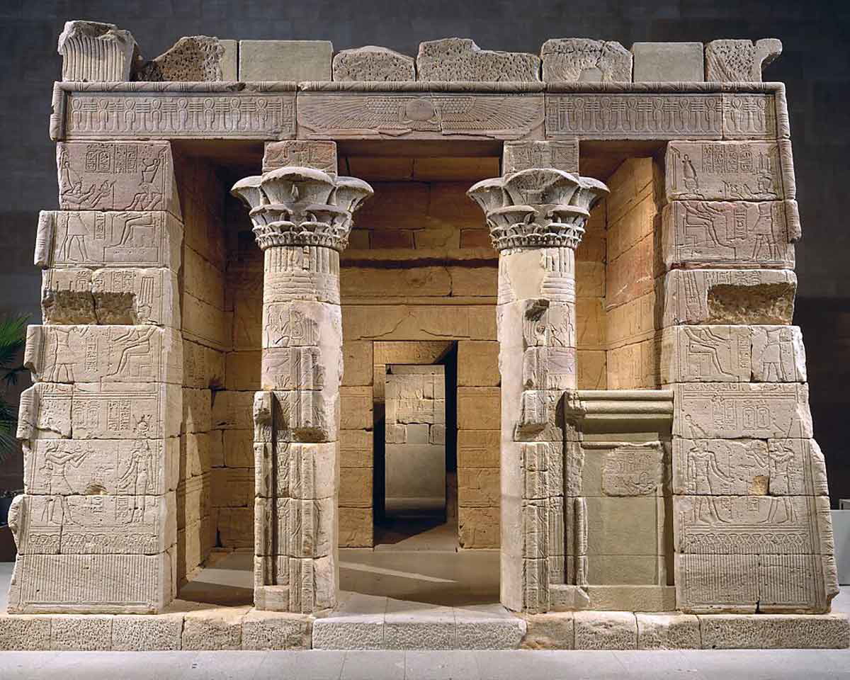 dendur temple front