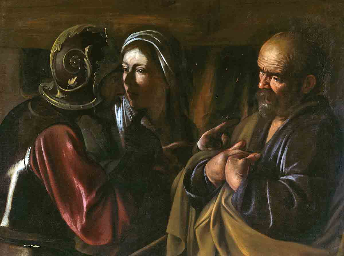 denial of saint peter caravaggio