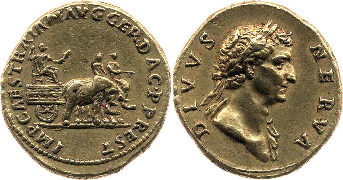 divus nerva bust