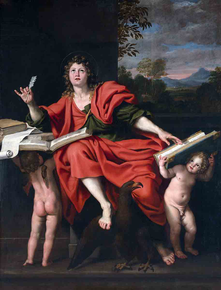domenichino st john evangelist