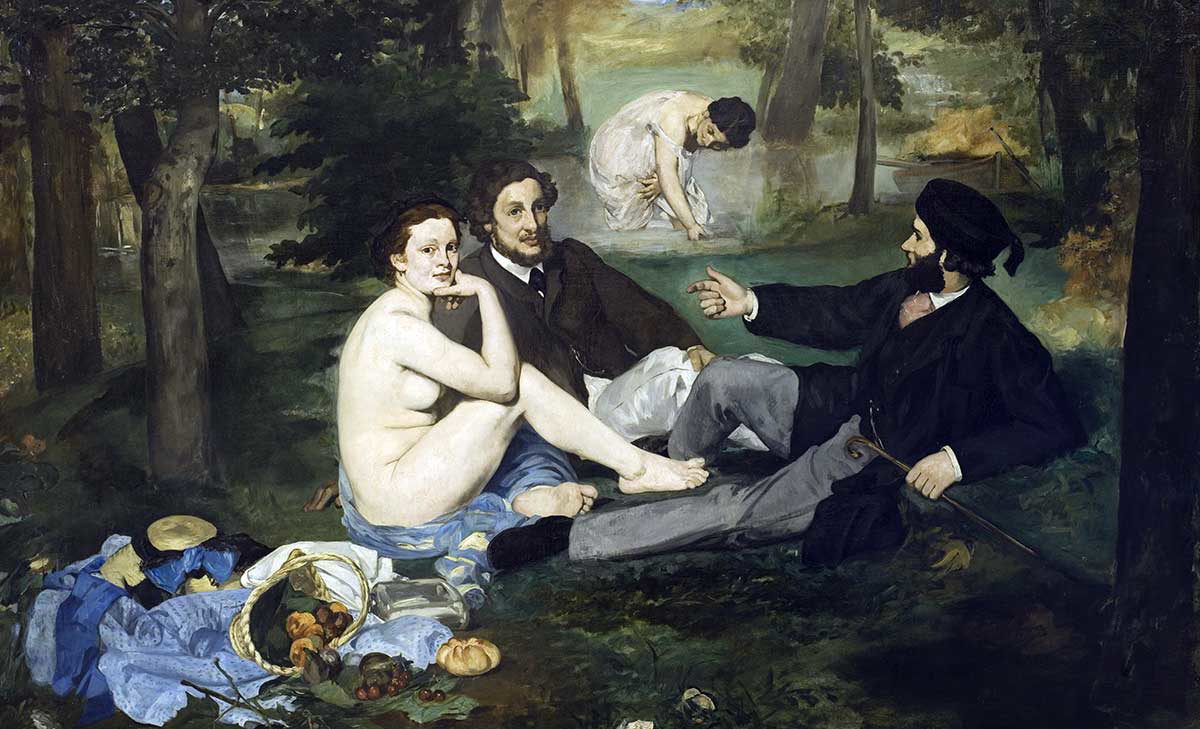 edouard manet luncheon on grass painting