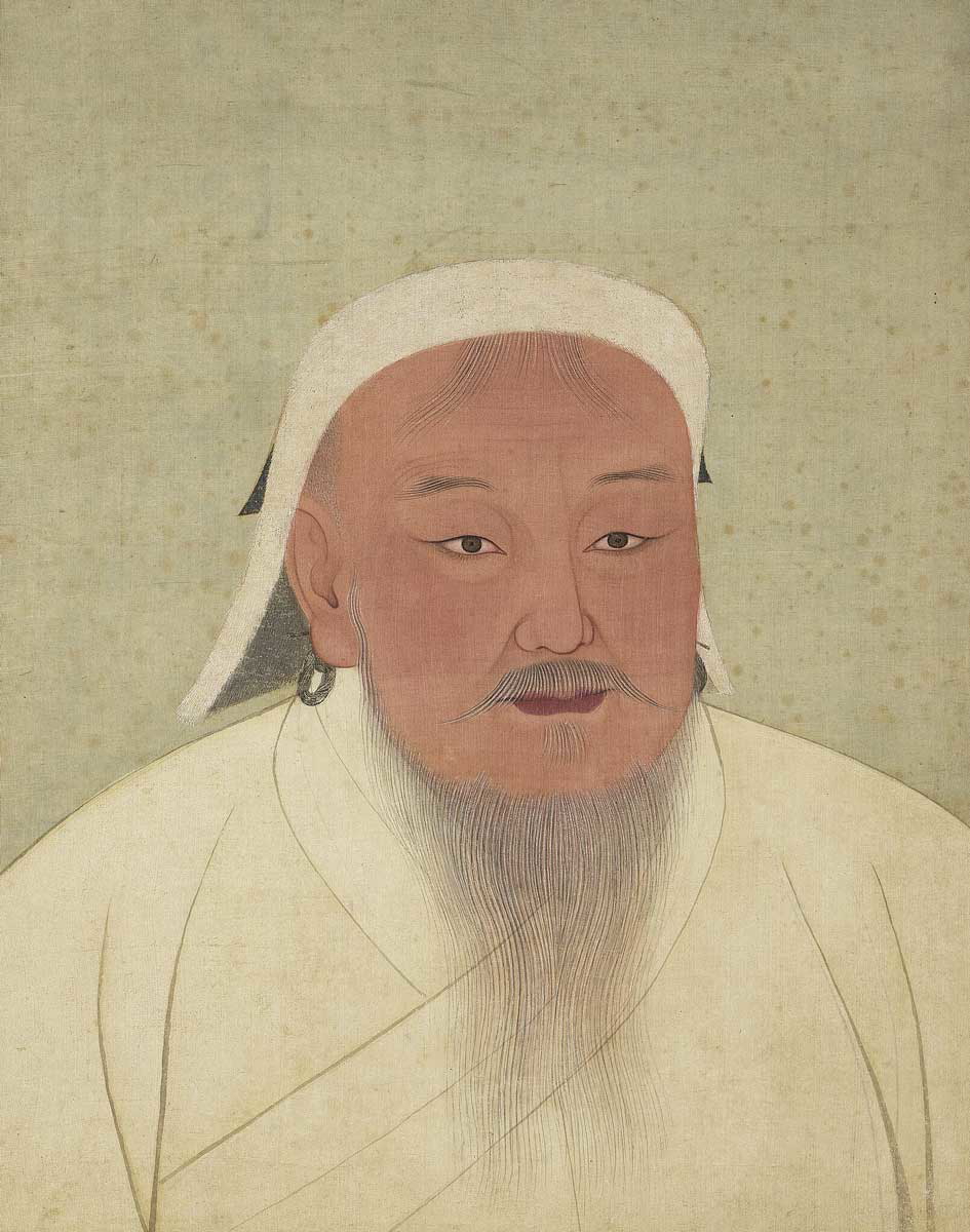 genghis khan painting