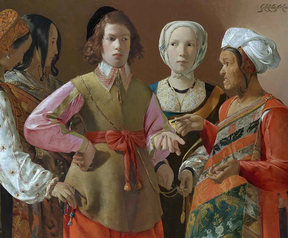 georges de la tour fortune teller painting