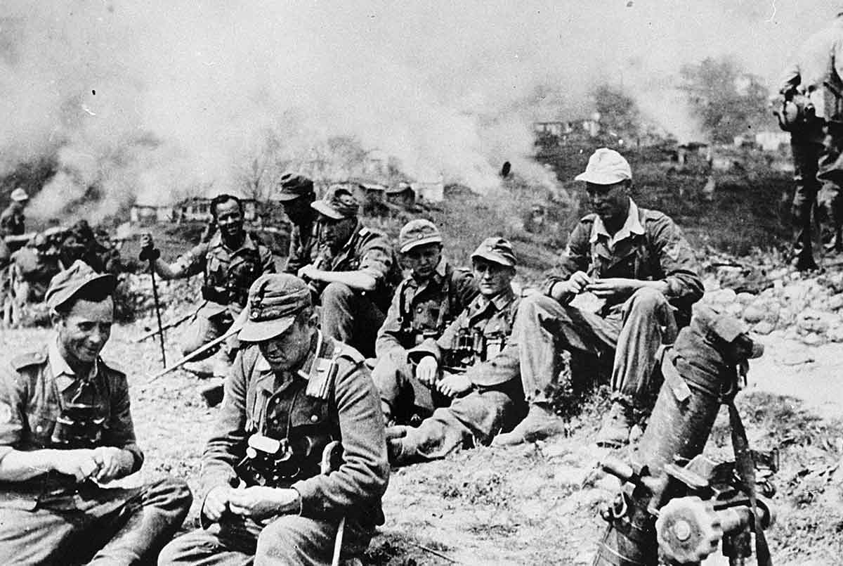 german soldiers espirus greece photo